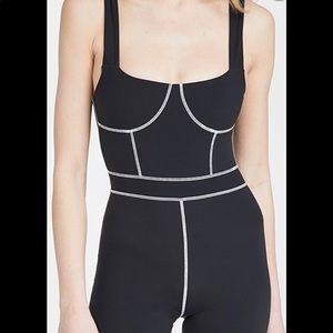 WE WORE WHAT Corset Bodysuit in Cream S - NWT